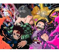 DMQBT - Puzzle 1500 Pièces ,Affiche ,Difficult Puzzle ,Gifts ,Colorful ,Classic Japanese Demons ,Jeux De Défis pour Enfants ,Jouet De Décompression pour Adultes À Domicile - Qk40Zy