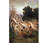 DMQBT Puzzle 1500 Pièces - Art - Puzzle - Gifts - Bouguereau Art Oil Painting Affiche - Jeu De Décompression Familial - Alzheimer chez l'adulte Gifts - Hz16Xa