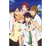 DMQBT Puzzle 1500 Pièces - Irregular Puzzle - Japanese Animes Free!-Eternalss Summerss Poster - Image d'art De Jeu De Soulagement du Stress pour Adultes - Hz650Xa