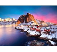 DMQBT Puzzle 1500 Pièces pour Adults - Landscape Photos of The Lofoten Islands in Norway - Fun Personalised Toy - Memory Cognition Games - Xu415Tw