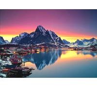 DMQBT Puzzle 1500 Pièces pour Adults - Landscape Photos of The Lofoten Islands in Norway - Fun Personalised Toy - Memory Cognition Games - Xu417Tw
