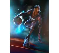 DMQBT Puzzle Difficile - Puzzle 1000 Pièces - Basketball Player Iverson - Jeux De Réduction du Stress en Famille - Jouets Amusants pour Adultes - DX142ZW