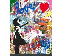 DMQBT Puzzles 1500 Pièces ，Banksyss Street Art Graffiti ，Jeux De Réduction du Stress en Famille ，1500 Piece Puzzle pour Adults - Xu558Tw