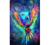 DMQBT Puzzles - 1500 Pièces - Parrotss Abstract Painting - Poster Art Puzzle - Jouets Amusants Et Stimulants pour Toute La Famille - Xu500Tw