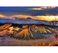 DMQBT Puzzles 1500 Pièces pour Adultes - Difficult Puzzle 1500 Pièces pour Défi des Adultes - Bromo Volcanos Landscape Photos - Décoration Murale - Jy472Zp