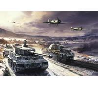 DMQBT Puzzles 1500 Pièces pour Adults ，Difficult Puzzle 1500 Piece pour Adults ，Tankss Art Oil Painting ，Family Fun Challenge Games - Xu103Tw