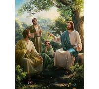 DMQBT Puzzles 1500 Pièces pour Adults - Jesus Marys Retro Oil Paintings - 1500 Piece Puzzles pour Adults - Décoration Murale - Cq435Zj