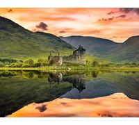 DMQBT Puzzles 1500 Piècess pour Adults - Difficile Puzzle 1500 Pièces pour Adults Challenge - Eilean Donan Castles Scenery Photos - Jouet De Décompression pour Adultes - Hx102Zw