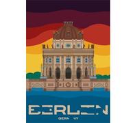 DMQBT Puzzles pour Adultes 1500 Pièces - Berlins Travel Affiche - Jouets Amusants Et Stimulants pour Toute La Famille - 1500 Pièces Puzzles - Jy113Zp