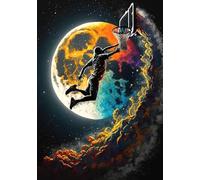 DMQBT Puzzles pour Adults 1500 Piece ，Colorful ，Puzzle Amusant Et Personnalisé pour Adultes ，Abstract Basketball Poster ，Décoration Murale - Xu583Tw