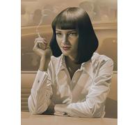 DMQBT Puzzles pour Adults 1500 Pièces - Pulps Films Fictions Uma Thurman - Grand Puzzle À Offrir en Famille - 1500 Piècess Puzzles - Hx32Zw