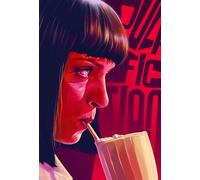 DMQBT Puzzles pour Adults 1500 Pièces - Pulps Films Fictions Uma Thurman - Grand Puzzle À Offrir en Famille - 1500 Piècess Puzzles - Hx31Zw