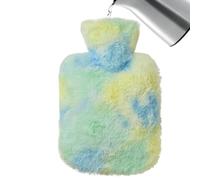 dmqdu Bouillotte chauffante pour bouillotte avec bouillotte de 1 000 ml, petite bouillotte, chauffe-mains d'hiver, chauffe-mains