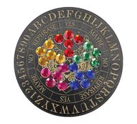dmqdu Tableau pendulaire en bois, panneau de pendule divination de radiesthésie | Tableau de divination de panneau de pendule de sept étoiles de radiesthésie, tableau de messages d' métaphysique
