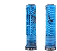 Dmr Deathgrip 2 Thick Flangeless Lock-On Mtb Grip Marbre bleu Taille unique Unisex