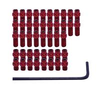 DMR Crampons FlipPin – Kit 44 pièces pour pédales à plateforme Vault – Rouge