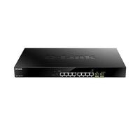 D-Link DMS-1100-10TP commutateur réseau Géré L2 Connexion Ethernet, supportant l'alimentation Via ce Port (PoE) 1U Noir