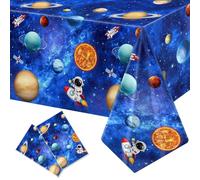 DMSESRLS Lot de 2 nappes de fête d'anniversaire, de sport, nappes de football, basketball, baseball, football, décoration de fête à thème All Star Sports, 140 x 208 cm, (espace)