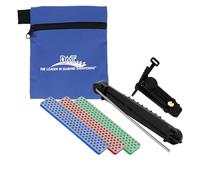 DMT Aligner Diamond Kit d'affûtage 3 Pierres avec aiguiseur de Couteaux C, F, E Multicolore