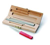 DMT Diamond Cone Kit d'affûtage fin dans une boîte en bois Argenté