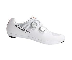 DMT KR0 Evo Road Chaussures de Cyclisme, Blanc argenté, 42/43 EU