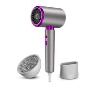 DMTIVMG Sèche Cheveux Ionique 2000W Puissant Séchage Rapide Diffuseur Boucles Concentrateur Air Froid 3 Températures 2 Vitesses Léger Compact Anti-Frisottis Usage Quotidien