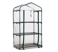 Dmuzsoih 69x49x126cm Couverture De Serre De Jardin, Housse De Serre De Jardin, Couverture De Rechange pour Serre, Bâche Transparente De Remplacement Anti-UV Robuste pour Serre, sans Support en Fer