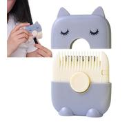 Dmuzsoih Accessoire Coiffure Peignes Rasoir Pour Coupe De Cheveux,Outil de Coupe Frange Enfant - Outil 2-en-1 pour Tailler les Franges et Couper les Pointes Fourchues, Usage Maison et Voyage pour