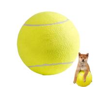 Dmuzsoih Balle De Jeu pour Chien - Accessoires Géants Interactifs pour Animaux,Balles De Tennis pour Chien - pour Chiots Petit Moyen Grand Intérieur Extérieur Jeu Enrichissement Rapporter Promenade