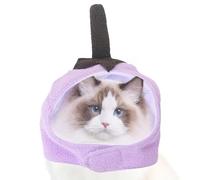 Dmuzsoih Chapeau De Chat | Costume Tenue Et Couvre-Chef Design Aubergine,Chapeau pour Chiot | pour Noël Animal De Compagnie Anniversaire du Chiot Halloween Fête Promenade Quotidienne