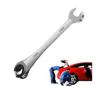 Dmuzsoih Clé à cliquet, clé à écrou évasé à cliquet - Clé plate à pour écrous | à à Double extrémité ouverte, baïonnette prune, clé à rapide pour la réparation des tuyaux