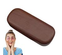 Dmuzsoih Étui à lunettes à grain de bois, étui à lunettes rigide pour hommes, Étui à lunettes à coque rigide, Étui à lunettes vintage, à la mode, fabriqué à la main, unique et élégant en grain de bois