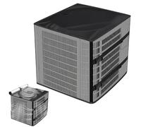 Dmuzsoih Housse pour climatiseur - Protection étanche avec sangle réglable,Housse 2-en-1 pour Unité de Climatisation,Utilisation Toutes Saisons : Été Hiver Pompe à Chaleur Aiguilles de Pin Feuilles