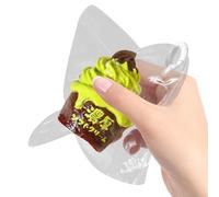 Dmuzsoih Jouet À Presser Anti-Stress - Jeu Sensoriel À Lente Détente - Jouet Fidget Glace Doux à Lent | pour Adultes Étudiants Bureau Voyage Maison Cadeau Fête Pâques Noël Remplissage