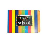 Dmuzsoih Livre de souvenirs scolaires à conserver - Journal commémoratif guidé | Livre de souvenirs du premier et du dernier jour d'école - Pour garçons, filles, élèves, enseignants, célébration