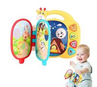 Dmuzsoih Livres Parlants pour,Jouet Interactif avec Sons et Lumières - Jouet Sensoriel Interactif | pour Maison Crèche Voyage École Maternelle et Rituel du Coucher