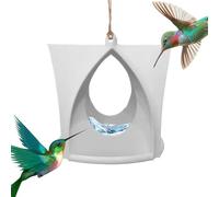 Dmuzsoih Mangeoire pour Oiseaux Extérieure - Maison De Nourrissage Style Campagne - À Trou d'Écoulement Grande Capacité Style Cottage Anti-Neige Mangeoire Oiseaux,pour Jardin Balcony Terrasse