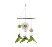 Dmuzsoih Mobiles pour Lit de Bébé, Décoration de Lit Bébé, Décor Suspendu Fleurs En Feutre Sonore Pour Filles Et Garçons Berceau Lit Bébé Chambre