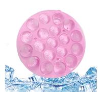 Dmuzsoih Moule à Boule de Glace - Outil En Silicone Pour Galets Glacés - Glacière Souple Polyvalent pour Maison Cuisine Cocktail Whiskey Voyage Pique-nique Piscine Camping Extérieur