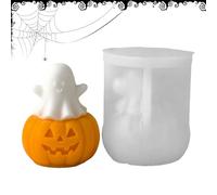 Dmuzsoih Moules à Bonbons Fantôme | Moule 3D Fantôme Debout Halloween pour Béton - Accessoire de Fabrication à Démoulage Facile pour Savon Argile Résine Desserts