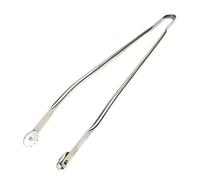 Dmuzsoih Pinces de Cuisine - Ustensile Lourd à Croisé - Pinces Robuste pour Saucisses en Acier Inoxydable,pour Cuisine Maison, Grillade, Barbecue Légumes Bacon Viande Steak