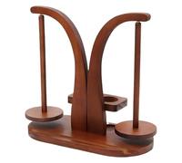 Dmuzsoih Porte-Bobine En Bois,Support Magnétique en Bois pour Pelote de Laine - Accessoires de Stockage à Broche Tournante pour Femmes Adultes Passionnées de Tricot | Distributeur de Fil pour Toute la