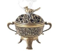 Dmuzsoih Porte-Encens - Brûleur d'Utensiles Bouddhistes - Support Encens Méditation pour Yoga Spa Maison Entrée Bureau Rituel Quotidien
