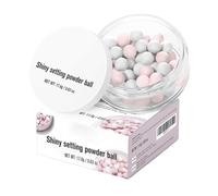 Dmuzsoih Poudre de Finition - Maquillage Visage en Forme Sphérique - Finishing Powder Contrôle De La Brilliance,Pour Femmes, Amatrices De Beauté, Mariage, Événements Spéciaux, Soirées Et
