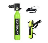 Dmuzsoih Réservoir de plongée de 0,5 L, cylindre de réservoir portable, réservoir d'oxygène de plongée, dispositif sous- de respiration, kit de cylindre d'oxygène, bouteille de plongée avec tuba