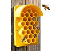 Dmuzsoih Ruche pour Abeilles Mellifères | Forme Nid d'Abeilles Imprimée en 3D Résistante au | Ruche Jardin | pour Cours Balcons Terrasses Clôtures Espaces Extérieurs Vérandas Pelouses Intérieur