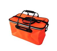 Dmuzsoih Sac Seau pour appâts pour Poissons - Plateau Organisateur de leurres de pêche,Mini Seau d'attirail avec couvercles, boîtes d'attirail pour pêche à la Carpe avec Couvercle Transparent