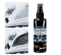 Dmuzsoih Spray dégivrant pour pare-brise - 120 ml - Accessoire de voiture rapide et longue durée - Spray dégivrant pour vitres de voiture, phares, toit, hiver, maison, jardin, extérieur, camping