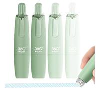 Dmuzsoih Stylo Adhésif,5 M Lisse Double Face Résistant Papeterie,Rouleau de Colle pour Scrapbook - Pour Scrapbooking Loisirs Créatifs Journaling Emballage Photo Papier Bureau Maison École Cartes