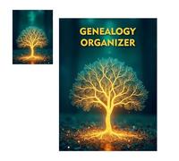 Dmuzsoih Tableau D'arbre Généalogique - Journal De Généalogie Et Souvenirs | Cahier Vierge d'Ascendance Lignée Patrimoine | Pour Mère Père Grands-Parents Salon Bibliothèque Chambre Anniversaire